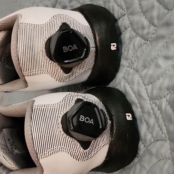 Women's FootJoy Dryjoys In Size 8.5M BOA White Black Golf - Picture 5 of 16